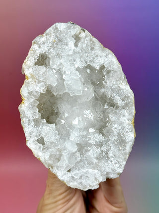 HVID KVARTS 'FRIENDSHIP' GEODE (3)