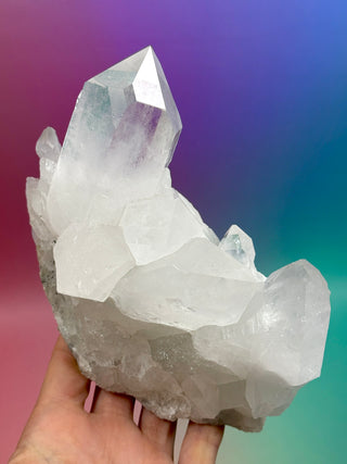 ROCK CRYSTAL CLUSTER - A-Quality from Brazil (9)