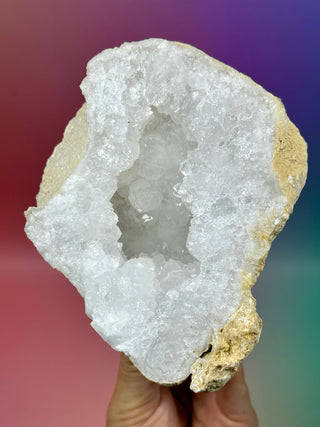 HVID KVARTS 'FRIENDSHIP' GEODE (1)