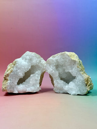 HVID KVARTS 'FRIENDSHIP' GEODE (1)