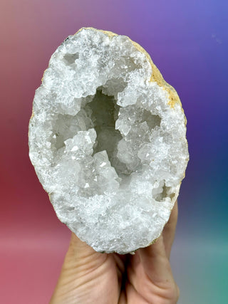 HVID KVARTS 'FRIENDSHIP' GEODE (3)