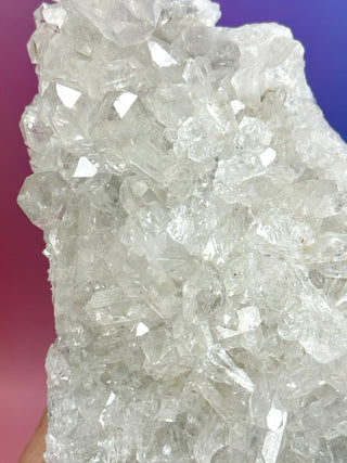 ROCK CRYSTAL CLUSTER - A-Quality from Brazil (6)