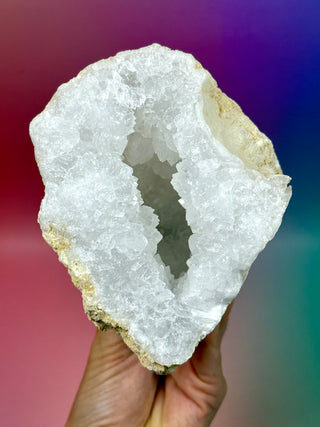 HVID KVARTS 'FRIENDSHIP' GEODE (1)