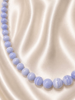 THE PEACEMAKER – Blue Lace Agate Choker | Limited Edition
