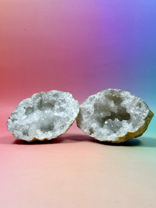 HVID KVARTS 'FRIENDSHIP' GEODE (3)