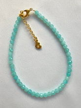 Load image into Gallery viewer, AMAZONITE FACETED BRACELET Bracelet The Crystal Avenues 
