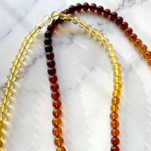 Load image into Gallery viewer, AMBER NECKLACE OMBRE - (DARK FRONT) Bracelet The Crystal Avenues 
