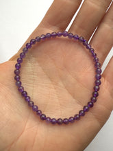 Load image into Gallery viewer, AMETHYST BRACELET (4MM) Bracelet The Crystal Avenues 
