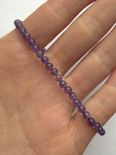 Load image into Gallery viewer, AMETHYST BRACELET (4MM) Bracelet The Crystal Avenues 
