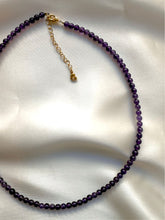 Load image into Gallery viewer, AMETHYST CHOKER NECKLACE Necklace The Crystal Avenues 
