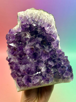 AMETHYST CLUSTER (2) Druze The Crystal Avenues 