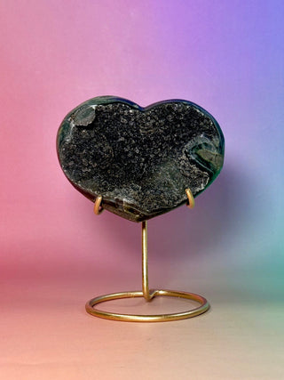 AMETHYST CLUSTER HEART - EXCLUSIVE QUALITY (1) The Crystal Avenues 