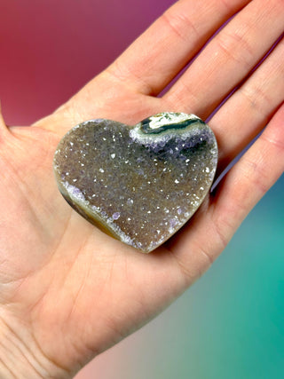 AMETHYST CLUSTER HEART - EXCLUSIVE QUALITY (13) The Crystal Avenues 