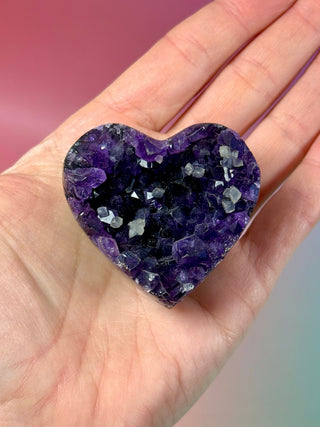 AMETHYST CLUSTER HEART - EXCLUSIVE QUALITY (14) The Crystal Avenues 