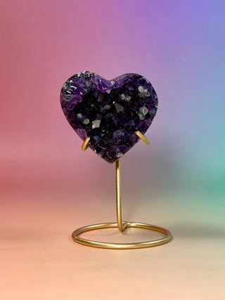 AMETHYST CLUSTER HEART - EXCLUSIVE QUALITY (14) The Crystal Avenues 