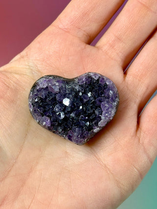 AMETHYST CLUSTER HEART - EXCLUSIVE QUALITY (23) The Crystal Avenues 