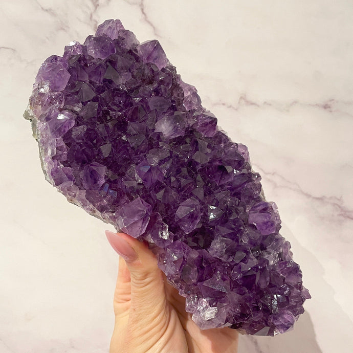 AMETHYST CLUSTER LARGE - EXTRA QUALITY (2) Druze The Crystal Avenues 