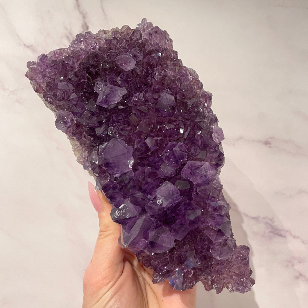 AMETHYST CLUSTER LARGE - EXTRA QUALITY (3) Druze The Crystal Avenues 