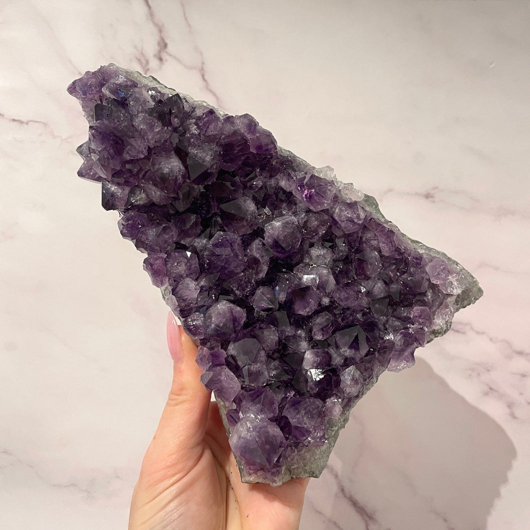 AMETHYST CLUSTER LARGE - EXTRA QUALITY (5) Druze The Crystal Avenues 