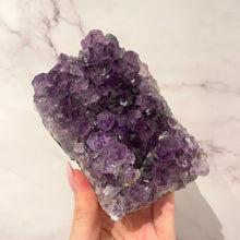 Load image into Gallery viewer, AMETHYST CLUSTER MEDIUM - EXTRA QUALITY (3) Druze The Crystal Avenues 
