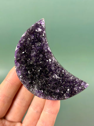 AMETHYST CLUSTER MOON - EXCLUSIVE QUALITY (10) The Crystal Avenues 