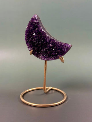 AMETHYST CLUSTER MOON - EXCLUSIVE QUALITY (10) The Crystal Avenues 