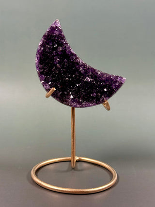 AMETHYST CLUSTER MOON - EXCLUSIVE QUALITY (10) The Crystal Avenues 