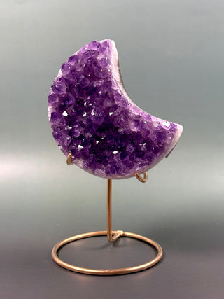 AMETHYST CLUSTER MOON - EXCLUSIVE QUALITY (3) The Crystal Avenues 