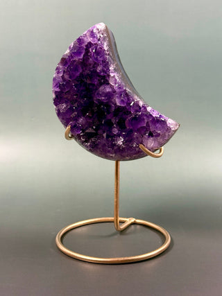 AMETHYST CLUSTER MOON - EXCLUSIVE QUALITY (4) The Crystal Avenues 