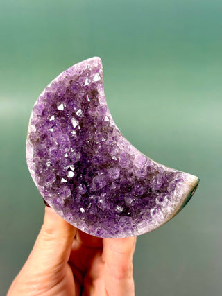 AMETHYST CLUSTER MOON - EXCLUSIVE QUALITY (6) The Crystal Avenues 