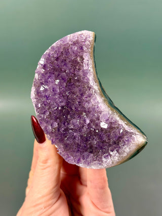 AMETHYST CLUSTER MOON - EXCLUSIVE QUALITY (6) The Crystal Avenues 