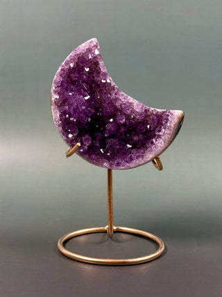 AMETHYST CLUSTER MOON - EXCLUSIVE QUALITY (6) The Crystal Avenues 