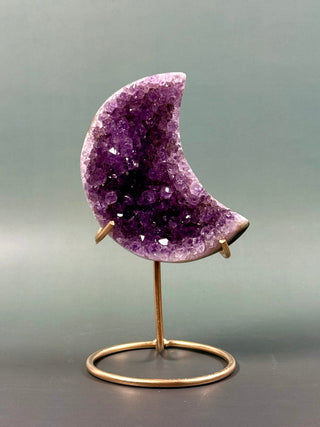 AMETHYST CLUSTER MOON - EXCLUSIVE QUALITY (6) The Crystal Avenues 