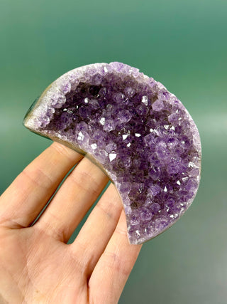 AMETHYST CLUSTER MOON - EXCLUSIVE QUALITY (6) The Crystal Avenues 