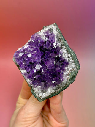 AMETHYST CLUSTER - URUGUAY (4) Druze The Crystal Avenues 