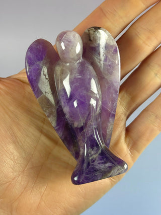 AMETHYST CRYSTAL ANGEL - HANDCARVED (A) Raw Crystal The Crystal Avenues 