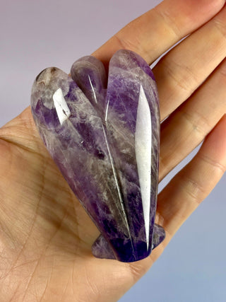 AMETHYST CRYSTAL ANGEL - HANDCARVED (A) Raw Crystal The Crystal Avenues 