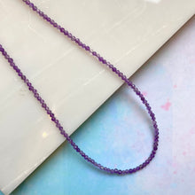 Load image into Gallery viewer, AMETHYST FACET CHOKER NECKLACE Bracelet The Crystal Avenues 
