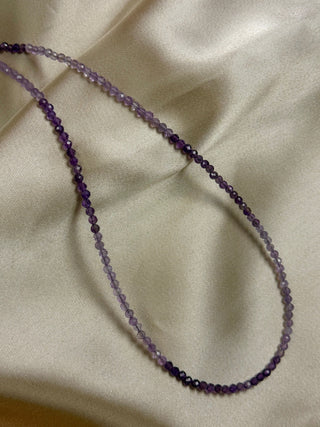 AMETHYST FACET CHOKER NECKLACE - EXCLUSIVE Necklace The Crystal Avenues 