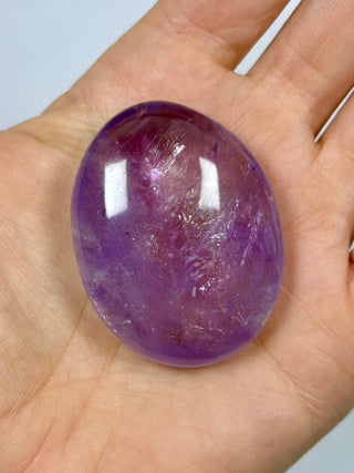 AMETHYST PALM STONE - EXCLUSIVE QUALITY (4) Palm stone The Crystal Avenues 