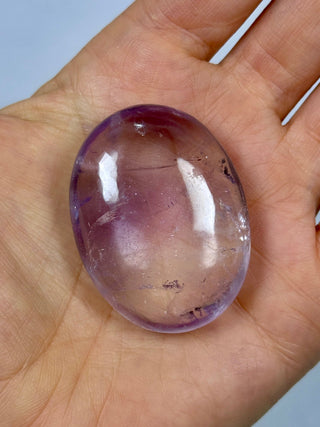 AMETHYST PALM STONE - EXCLUSIVE QUALITY (5) Palm stone The Crystal Avenues 
