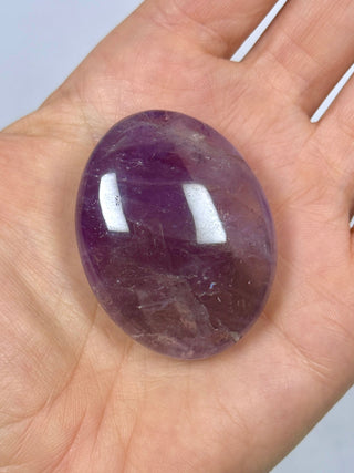 AMETHYST PALM STONE - EXCLUSIVE QUALITY (8) Palm stone The Crystal Avenues 