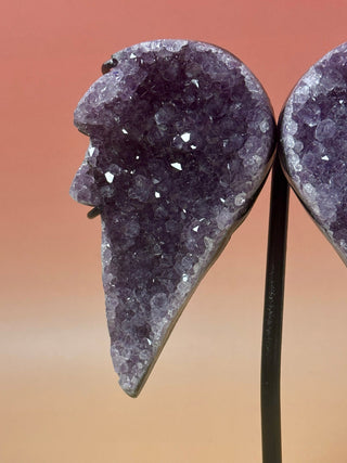 AMETHYST WINGS ON STAND (9) The Crystal Avenues 