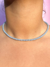 Indlæs billede til gallerivisning ANGELITE CHOKER NECKLACE Necklace The Crystal Avenues 
