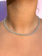 Load image into Gallery viewer, AQUAMARINE CHOKER NECKLACE Necklace The Crystal Avenues 
