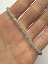 Indlæs billede til gallerivisning AQUATINE LEMURIAN BLUE ONYX BRACELET (4MM) Bracelet The Crystal Avenues 
