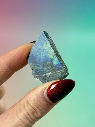 AUTHENTIC SPECTROLITE SLAB - FINLAND (1) tumble stone The Crystal Avenues 