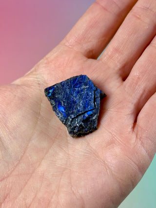 AUTHENTIC SPECTROLITE SLAB - FINLAND (3) tumble stone The Crystal Avenues 