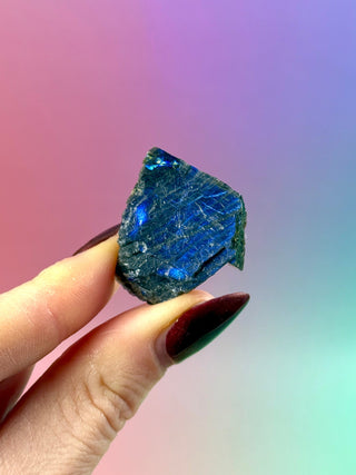 AUTHENTIC SPECTROLITE SLAB - FINLAND (3) tumble stone The Crystal Avenues 