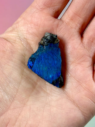 AUTHENTIC SPECTROLITE SLAB - FINLAND (6) tumble stone The Crystal Avenues 